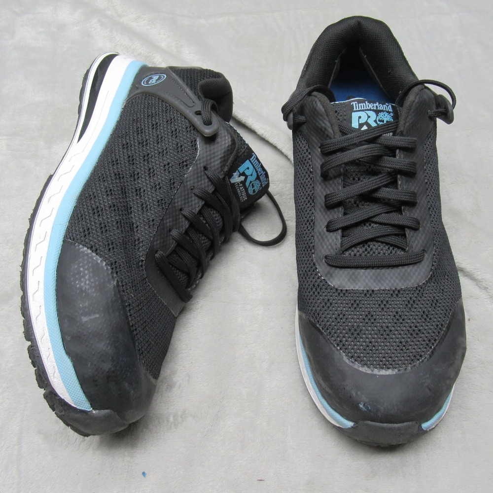 Timberland PRO Womens Work Sneakers 9 Black Lightweight Drivetrain Composite Toe